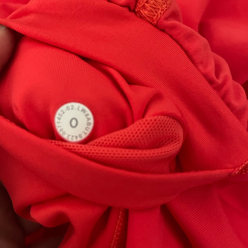 Lululemon Court Rival 14” Skirt in a vibrant Coral color - Picture 11 of 12